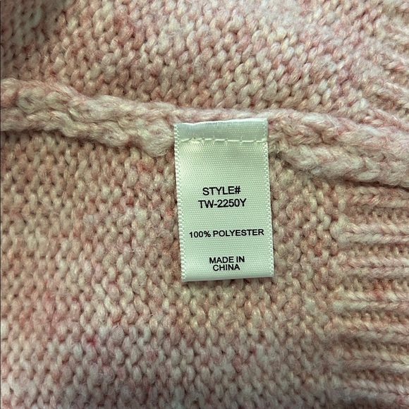 Zenana Outfitters Blush Pink V-Neck Cardigan Sweater Polyester Women’s Size M - Picture 5 of 6